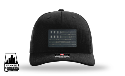 YSL "Blackout" American Flag Patch Hat